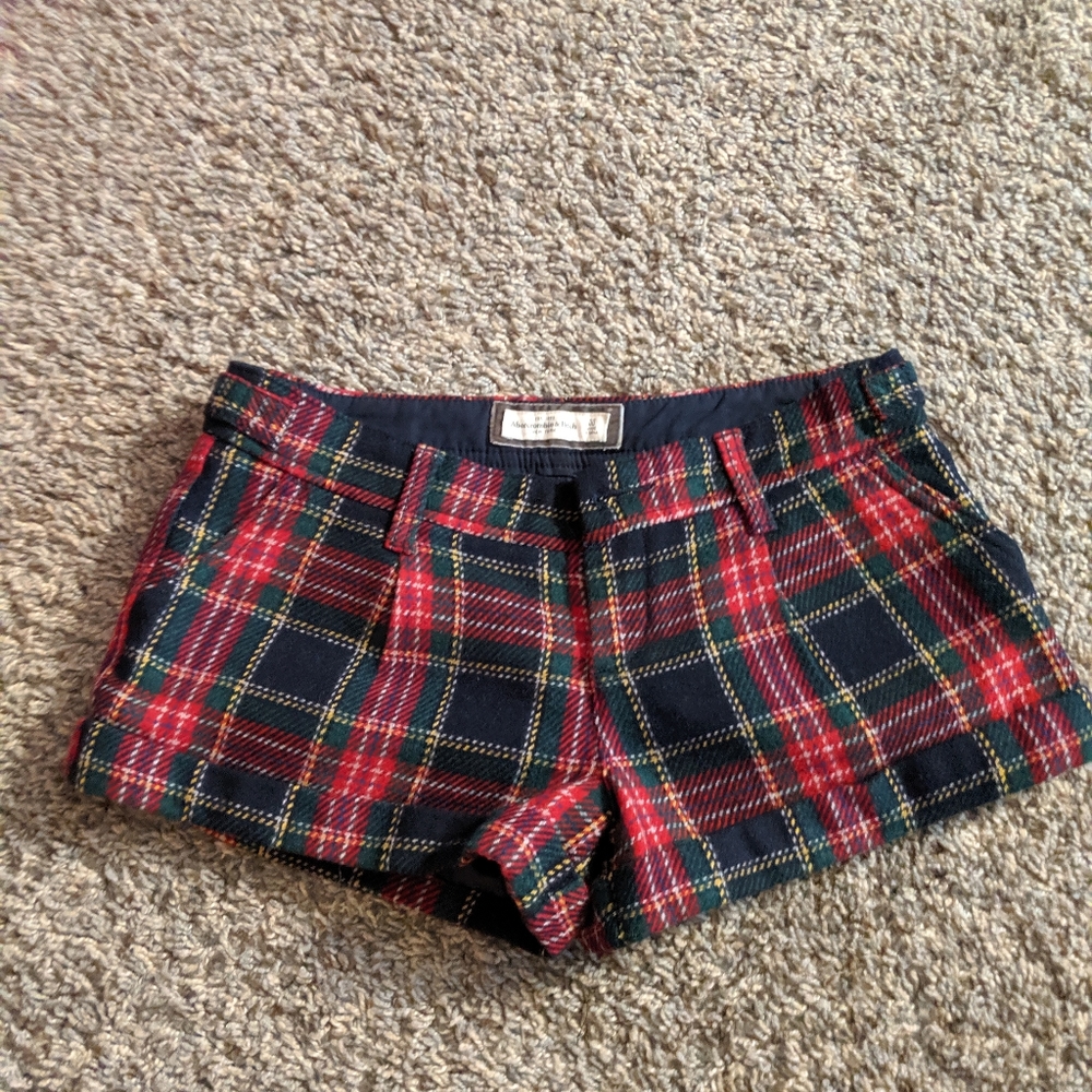 Holiday party Abercrombie and Fitch shorts